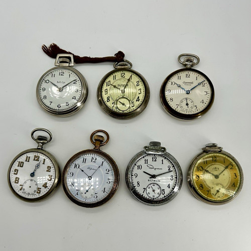 Vintage pocket watch lot - pocket,