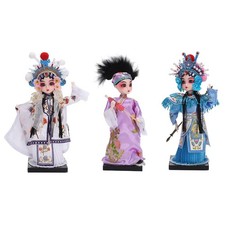 Chinese Doll Statue Peking Opera Sculpture Art Decoration Collectible Gift