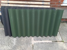 Green bitumen corrugated roof sheet 10 No