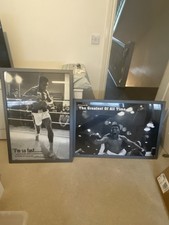 Muhammad Ali Framed Photo. PRICE IS FOR BOTH ? Muhammad Ali Picture.
