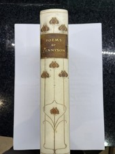 Poems of Tennyson Oxford Edition 1907 Hardback Antique Book