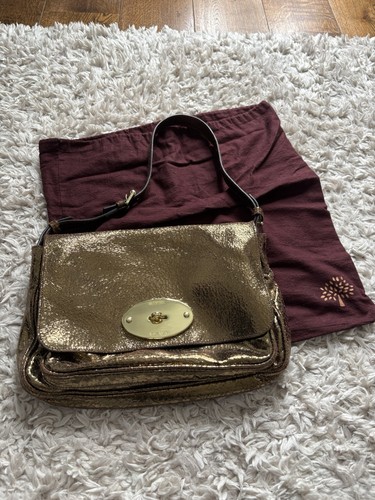 Mulberry dark gold cracked - mulberry,