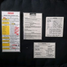 Instruction cards Bus