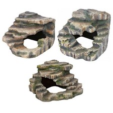 Trixie Corner Rock with Cave & Platform Rainforest Vivarium Decor Aquarium Hide