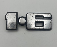 '1.6' CAR BADGE for FORD CORTINA 84x32mm 76BB T42550
