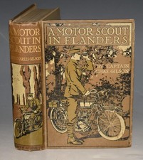 Capt. Chas GILSON  A Motor Scout in Flanders or Held By The Enemy Illustrated