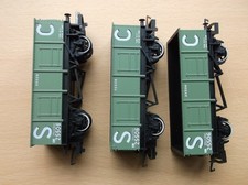 Rake of 3 Hornby trains S & C