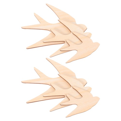 Natural wood bird wall - wood,
