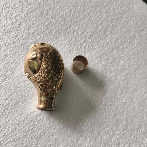 Brass solid eagle head handle - brass,