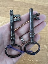 Vintage Metal Ornate Keys Set