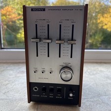 Sony TA-88 Integrated Amplifier Vintage Tested - Sometimes Has A Soft Crackle.