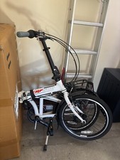 Cross CRF500 20 inch Wheel Size Unisex Folding Bike - White (with Pump)