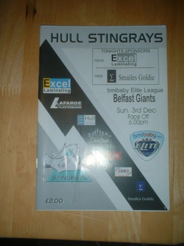 2006 hull stingrays v - hull,