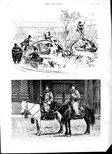 Old Antique Print 1891 Prince