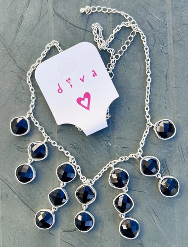 Diva black deco - black, silver