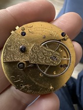 Antique English Fusee Watch