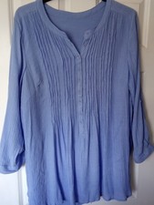 gorgeous new baby blue lined top XL 20, suitable for nursing.  