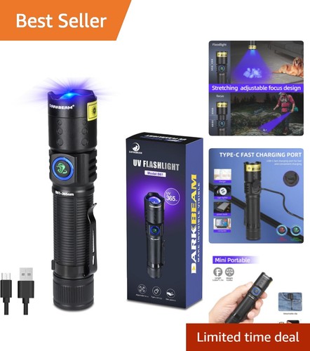 Rechargeable 365nm torch - rechargeable,