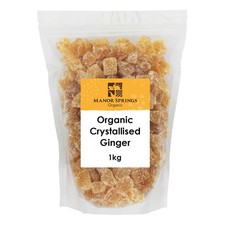 Organic Crystallised Ginger by