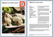 Pigeons In Cream Sauce #6 Poultry & Game Hamlyn All-Colour Cookery Card