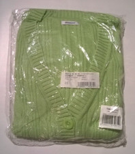 Ladies Green V Neck Cardigan