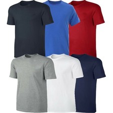 Mens New Plain Crew Neck Soft