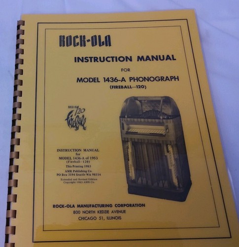 Rock ola 1436 jukebox - rock-ola,