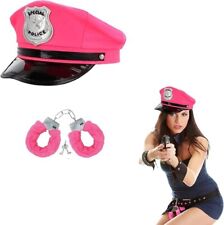 Adult Pink Police Hat with