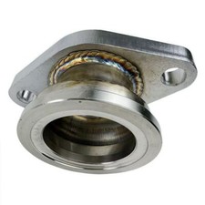 New Stainless Steel 38mm 2-Bolt to 44mm Turbo V-Band Wastegate Flange Adapter
