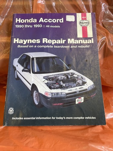 Haynes manual 42012 honda - -,