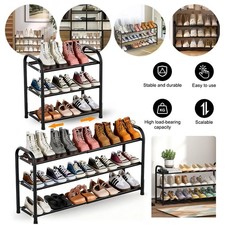 Shoe rack tier extendable - rack, 3