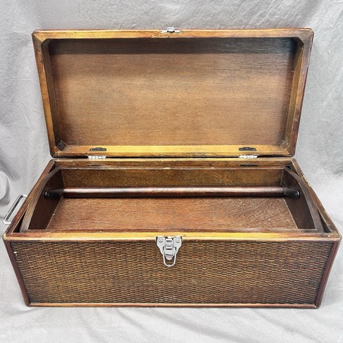Wood box silver - wood, hinges