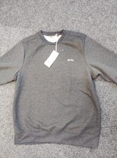 Unisex Grey Slazenger Crew