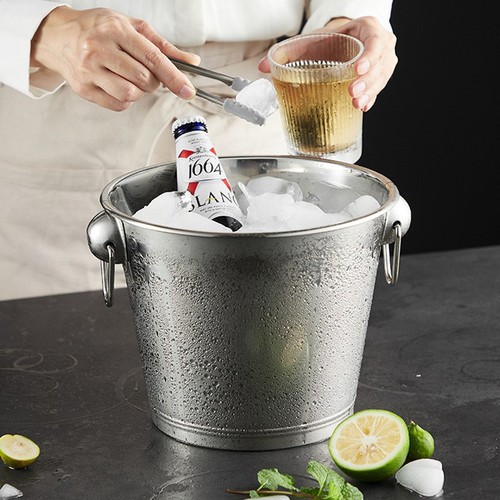 Ice bucket stainless steel - 5l,