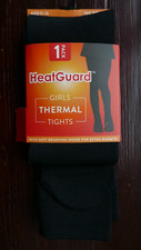 HeatGuard Girls Thermal Tights, Size 11-13 years, 140 Denier, 0.5 Tog, BNIP