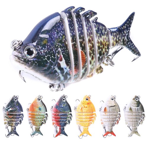 6pcs jointed fishing - 6pcs, lures