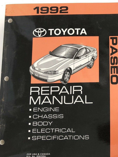 1992 toyota paseo - 1992,