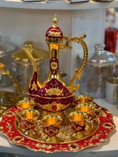Metal Luxury jug and glass for