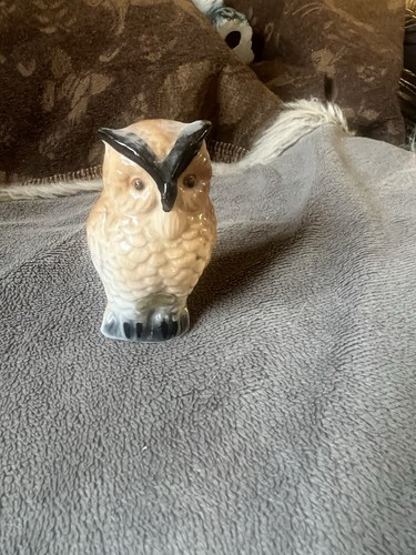 Ceramic owl figurine - owl,