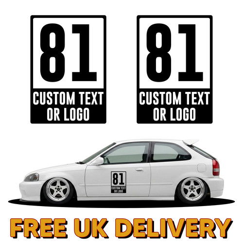 Custom door number - x,