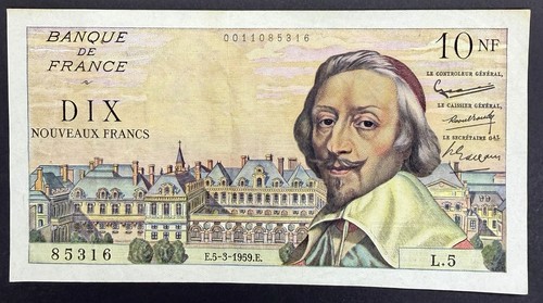 1959 france nouveaux francs - 1959,