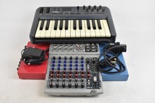 Audio Equipment Bundle TFPRO P3 Peavey PV8 Midi Interface Mixer M-Audio Oxygen 