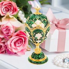 Vintage Jewelry Box Enamelled