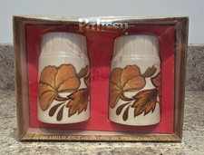 Vintage Retro 1970's Royal Worcester Palissy Kalabar Salt and Pepper Shakers Exc