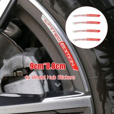 4Pcs Aluminum Red White