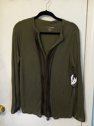 Nine west jeans army green - west,