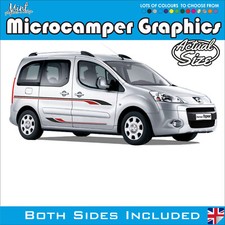 CITROEN BERLINGO MICROCAMPER Motorhome Camper Decals Stickers Vinyl Graphics 044