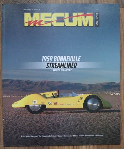 Mecum monthly volume - monthly,