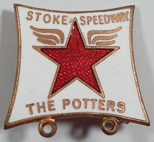 Stoke speedway enamel pin - speedway,