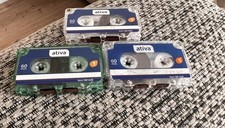 Ativa Mini Cassette 981428 60min Dictation Tapes x3 Used Condition (0000)